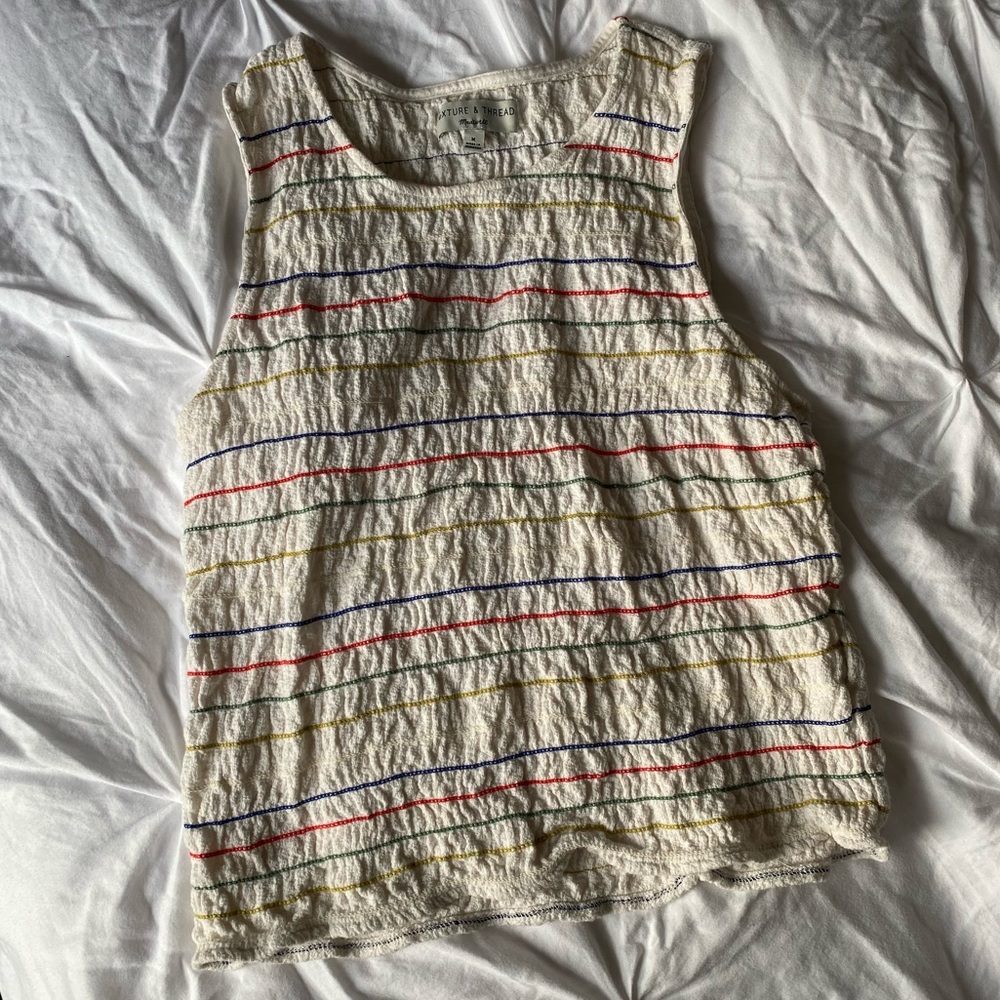 Madewell Rainbow Tank 🌈 medium